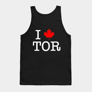 I Maple Leaf Toronto (White Lettering) Tank Top